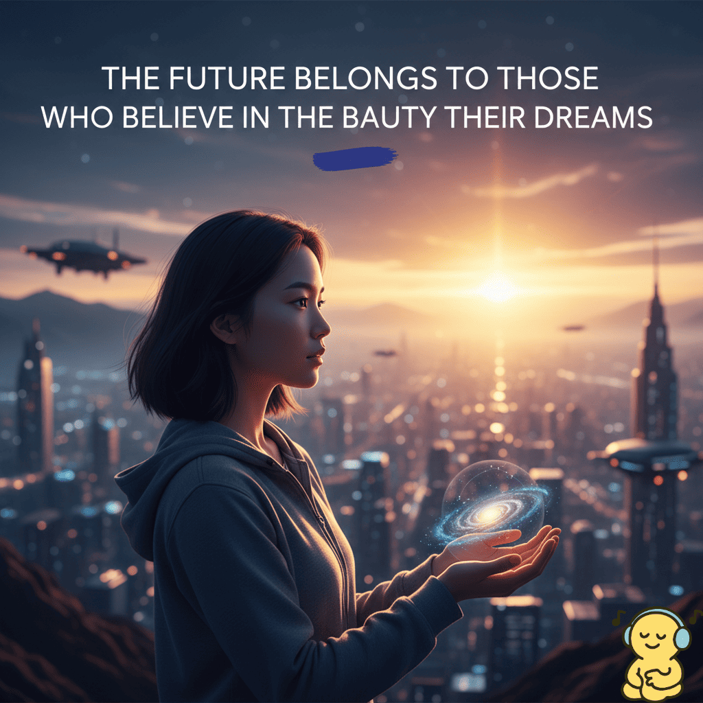 The future belongs to those who believe in the beauty of their dreams.