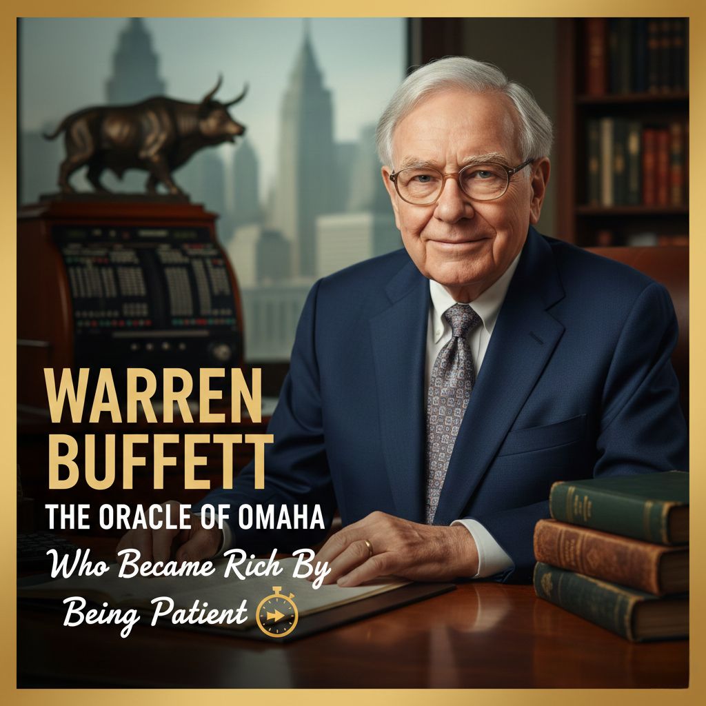 Warren Buffett - The Oracle of Omaha Who Became Rich by Being Patient