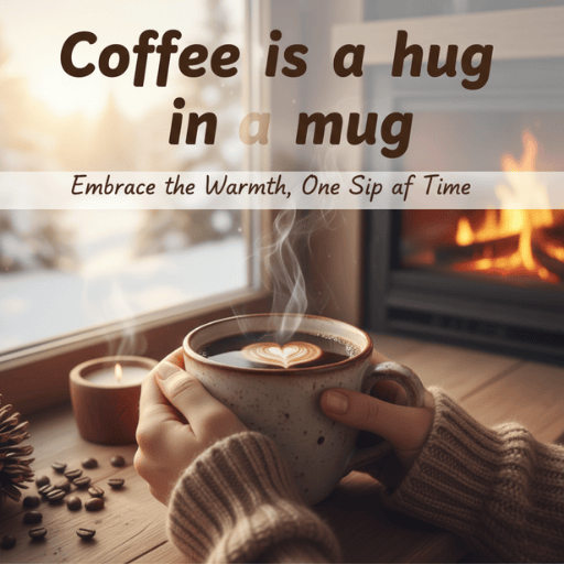 Coffee is a hug in a mug.